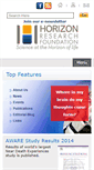Mobile Screenshot of horizonresearch.org